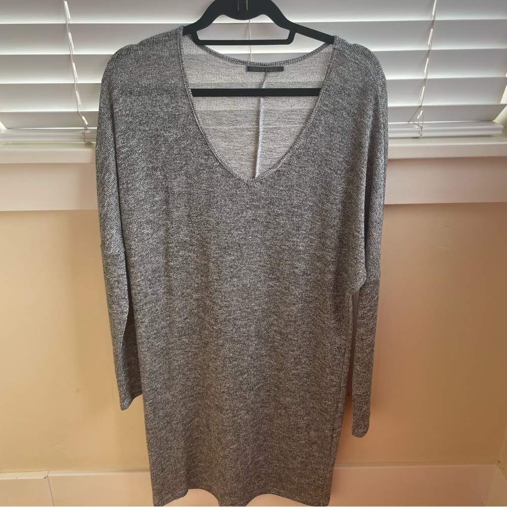 Velvet Silver Dress L